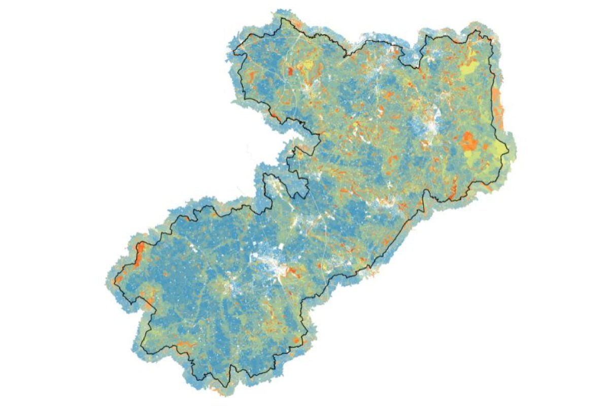 Cheshire East Green Infrastructure Functionality Map