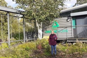 TEP's Landscape Manager Valerie Jennings at Trafford Ecology Park.